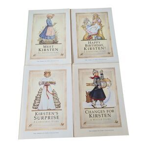 American Girl Pleasant Company Kirsten 1st Edition Vintage Books Lot Of 4